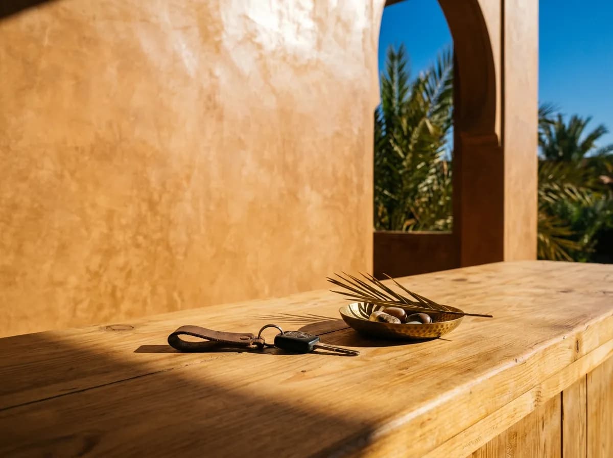 Paiement en espèces pour une location de voiture à Marrakech, sans carte de crédit
