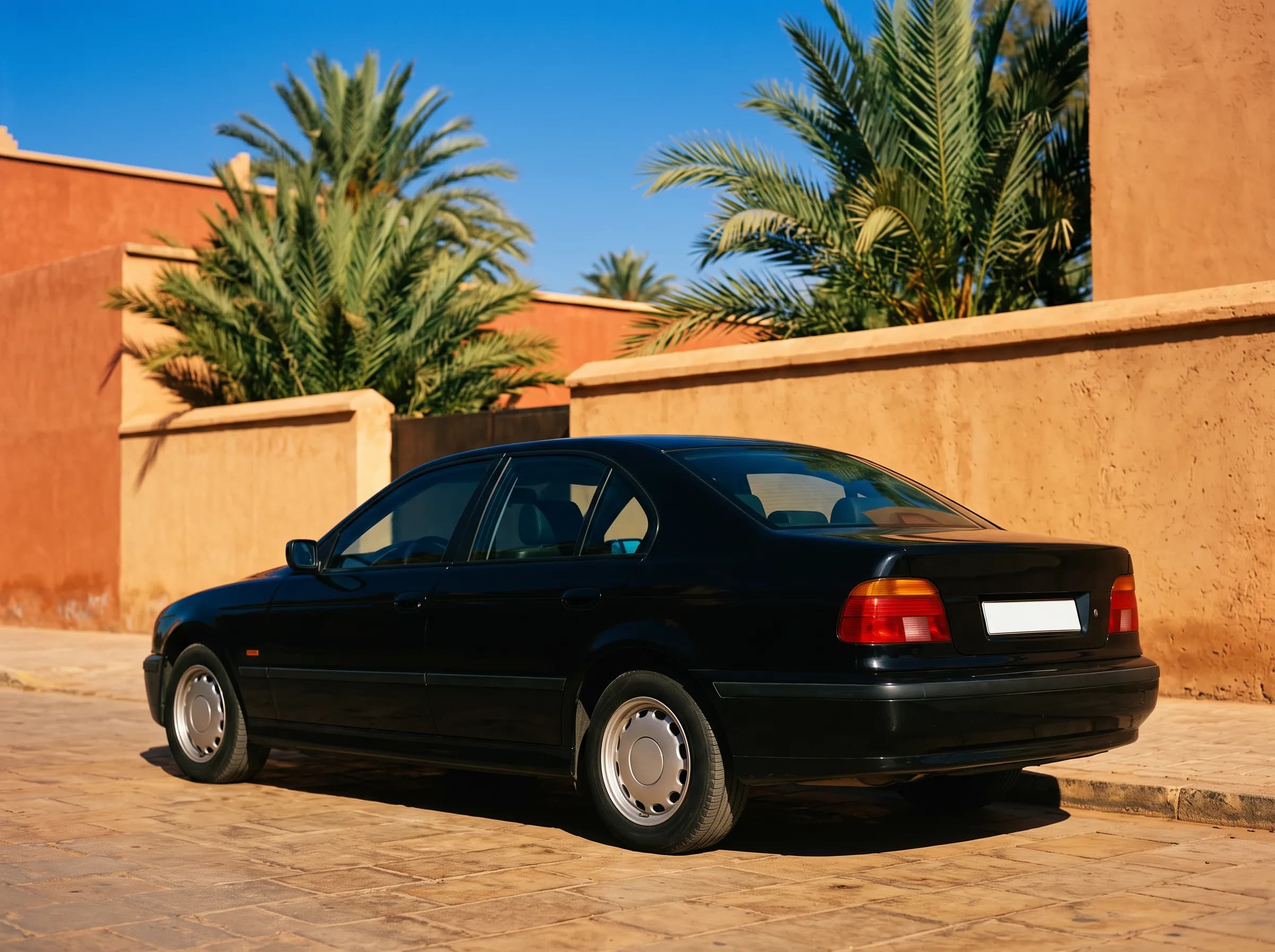 Chauffeur Marrakesh Car Rental accueillant un client dans le hall d'arrivée de l'aéroport Marrakech Ménara
